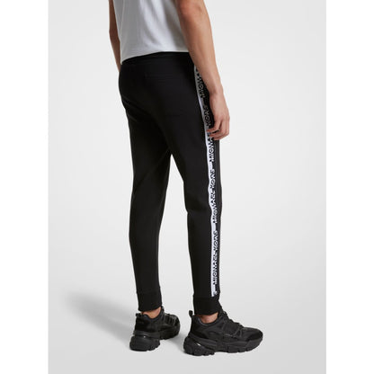 Michael Kors Logo Tape Cotton Blend Joggers BLACK
