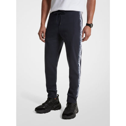 Michael Kors Logo Tape Cotton Blend Joggers MIDNIGHT