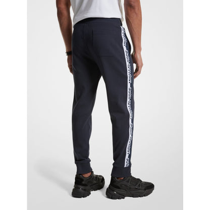 Michael Kors Logo Tape Cotton Blend Joggers MIDNIGHT