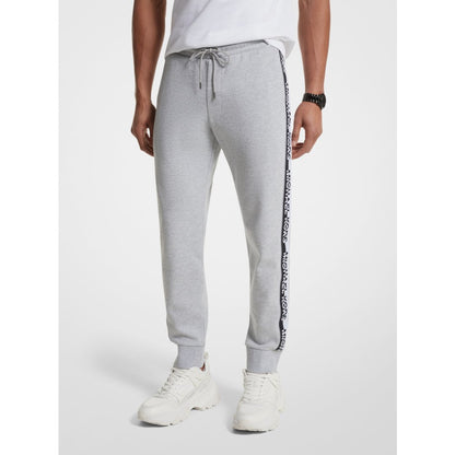 Michael Kors Logo Tape Cotton Blend Joggers HEATHER GREY