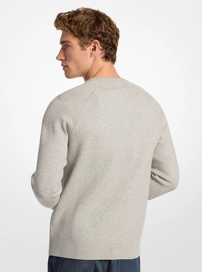 Michael Kors KORS Stretch Knit Sweater HEATHER GREY