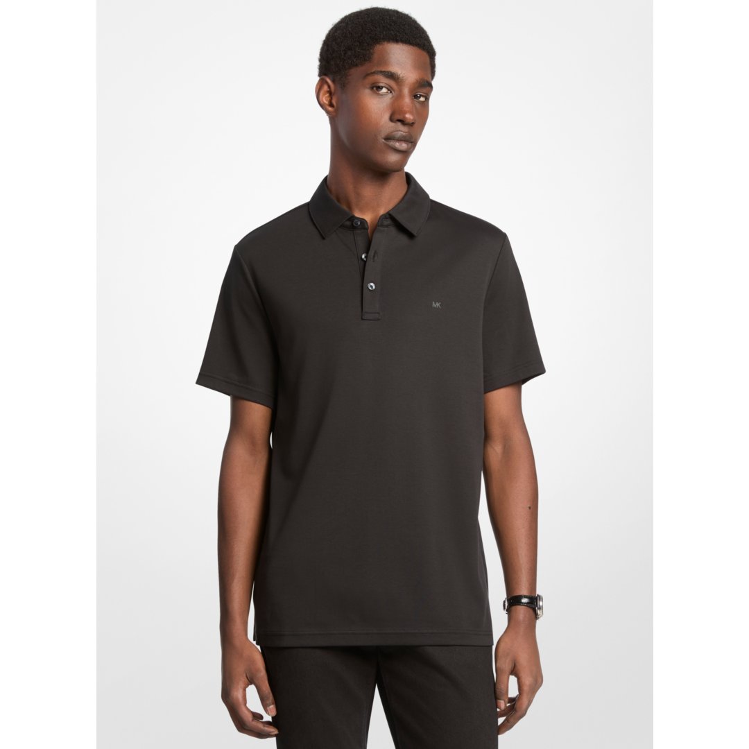 Michael Kors Cotton Polo Shirt BLACK