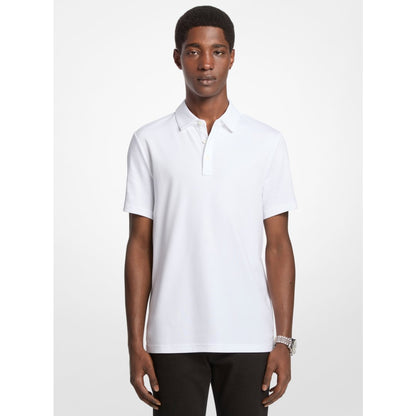 Michael Kors Cotton Polo Shirt WHITE