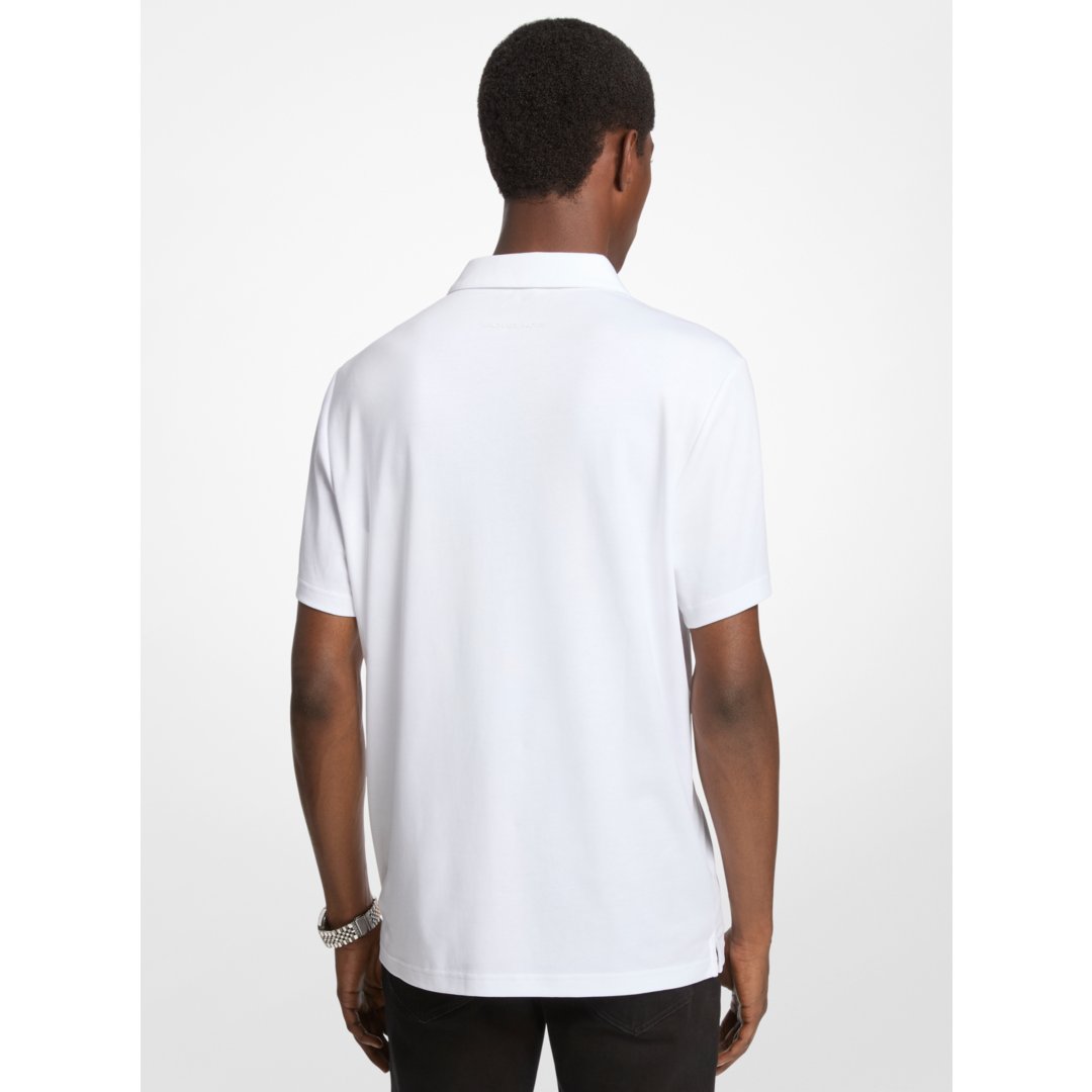 Michael Kors Cotton Polo Shirt WHITE