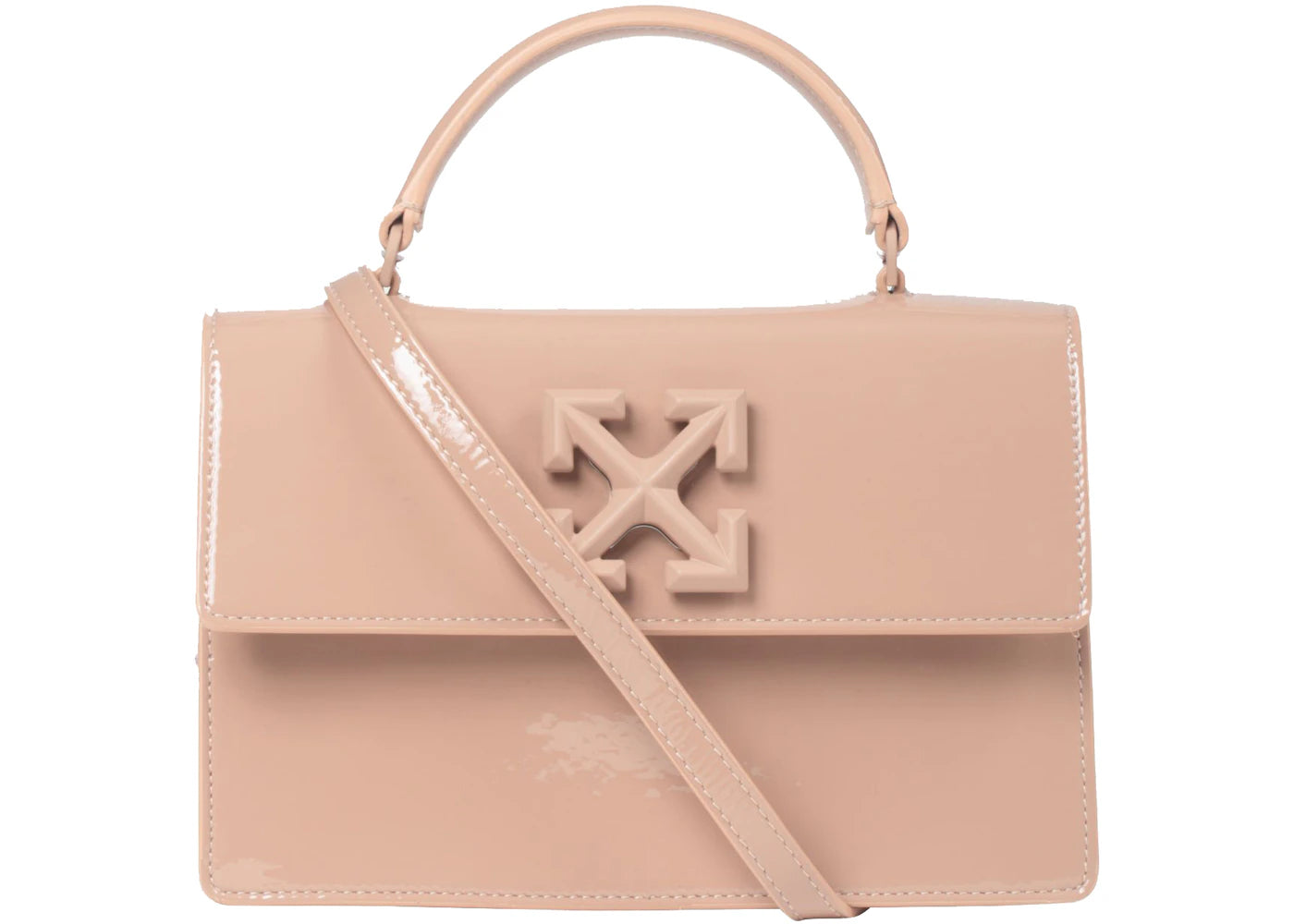 off-white 1.4 jitney bag nude
