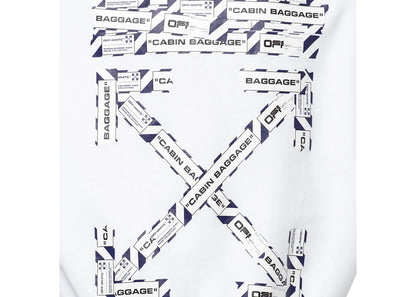 off-white airport tape arrows diag hoodie white