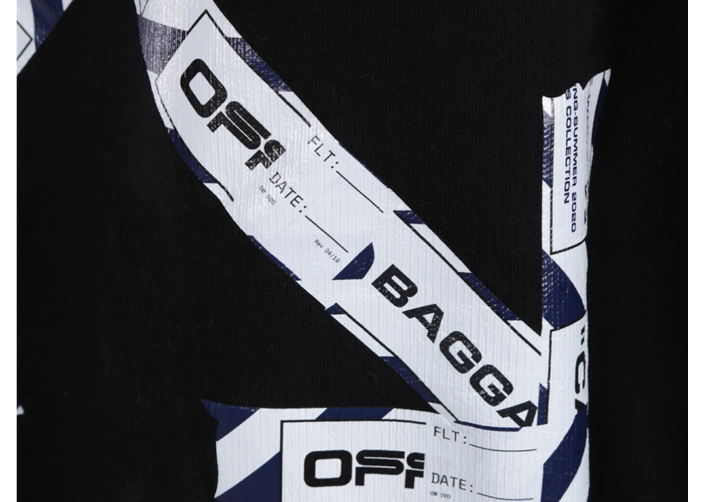 off-white airport tape zip up hoodie black