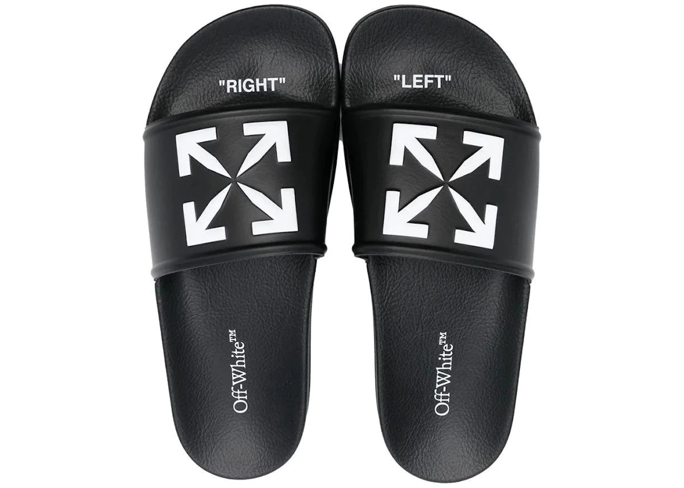 Off-White Arrow Slide Black White