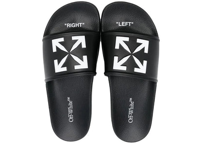 Off-White Arrow Slide Black White