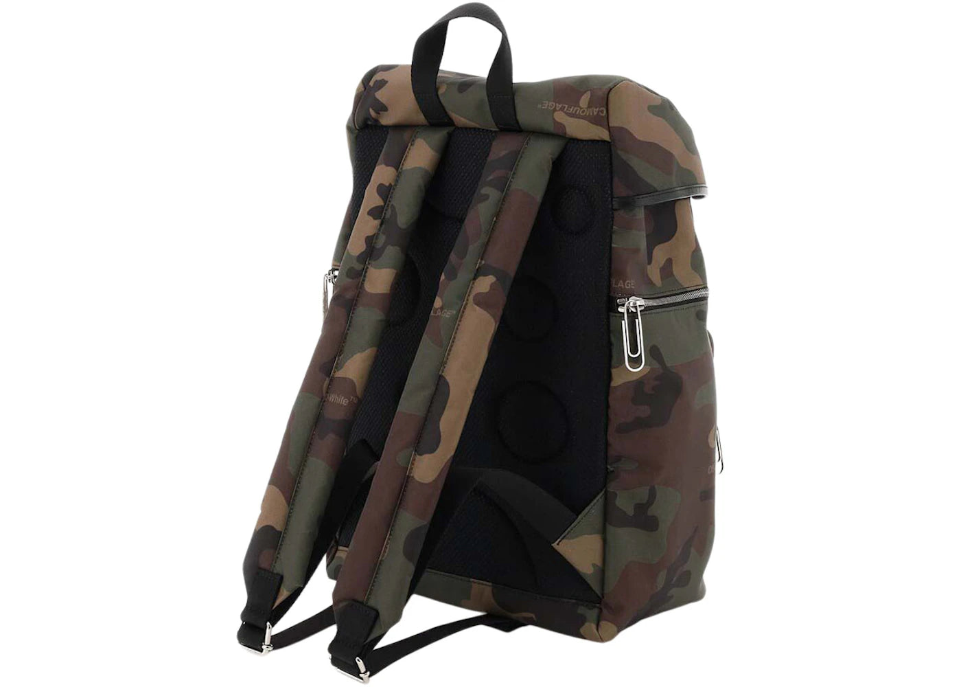 off-white arrow tuc backpack camouflage multicolor 