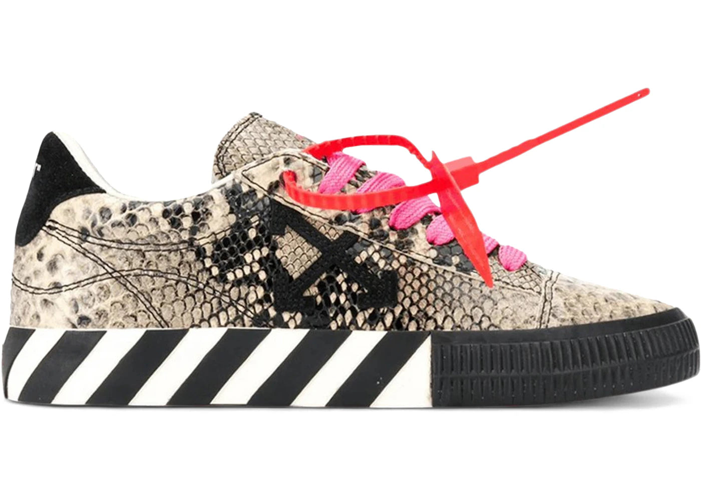 Off-White Arrow Vulcanized Low Snakeskin (Women'S)