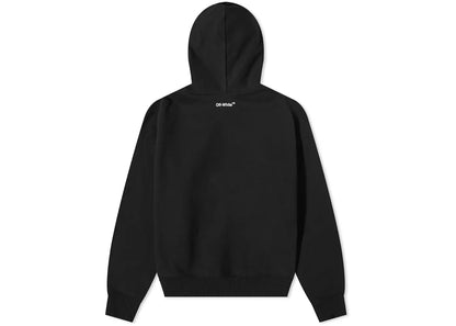 off-white arrows print hoodie black/white