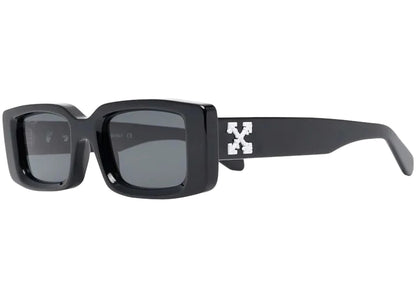 Off-White Arthur Square Frame Sunglasses Black White Ss22 (Oeri016C99Pla0011007)