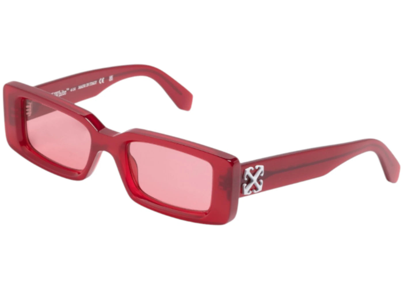 off-white arthur sunglasses burgundy burgundy (oeri127s24pla0012828-fr)