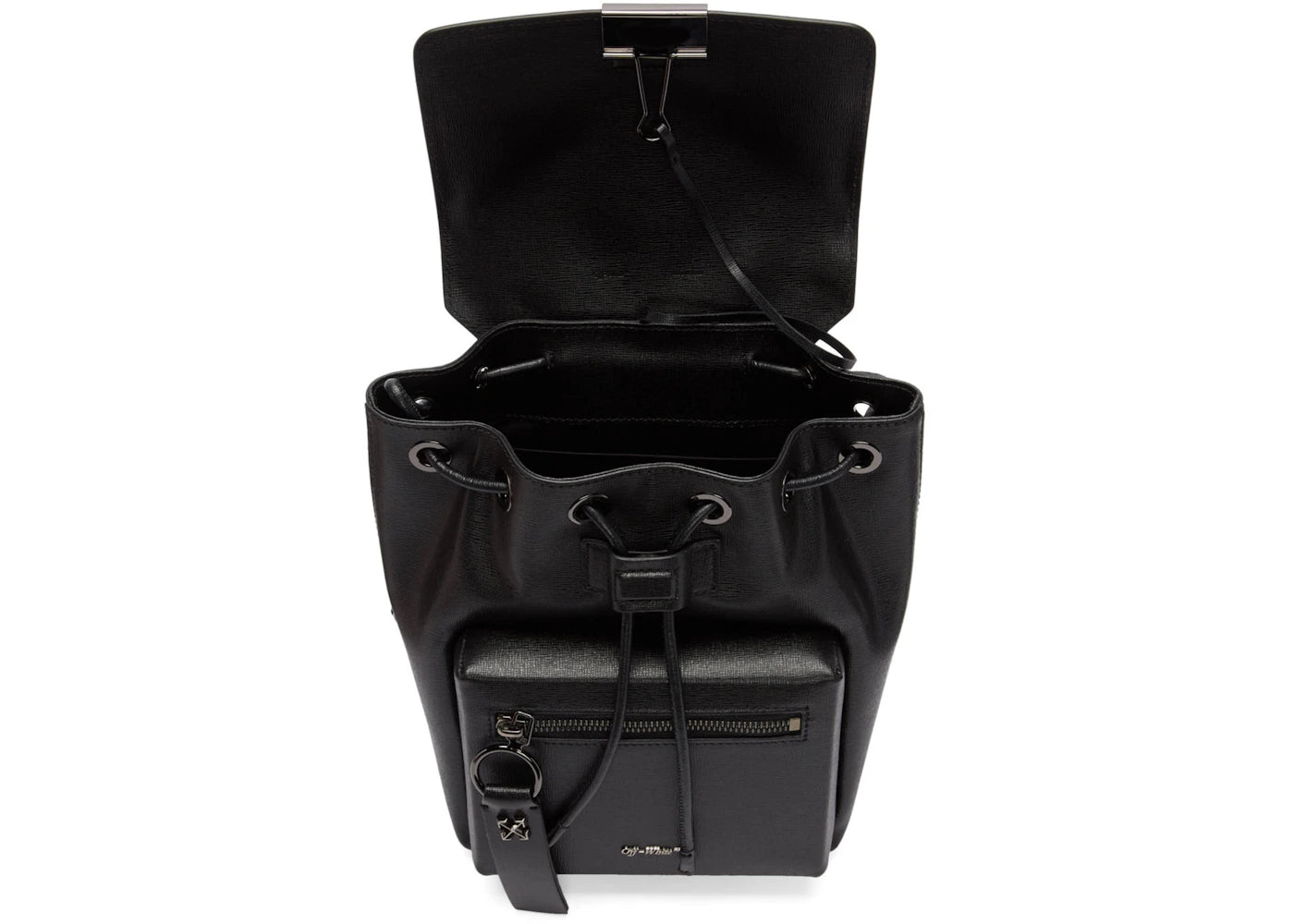 off-white backpack diag black white 