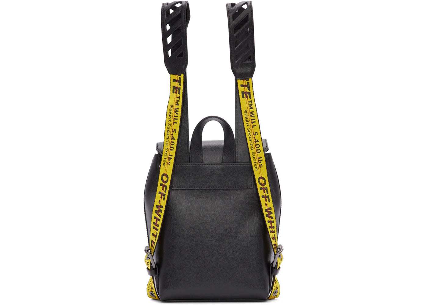 off-white backpack diag black white yellow 