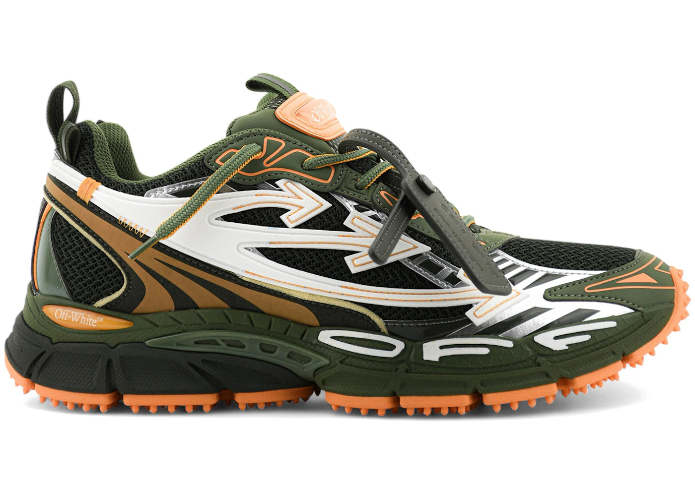 Off-White Be Right Back Military Green Peach