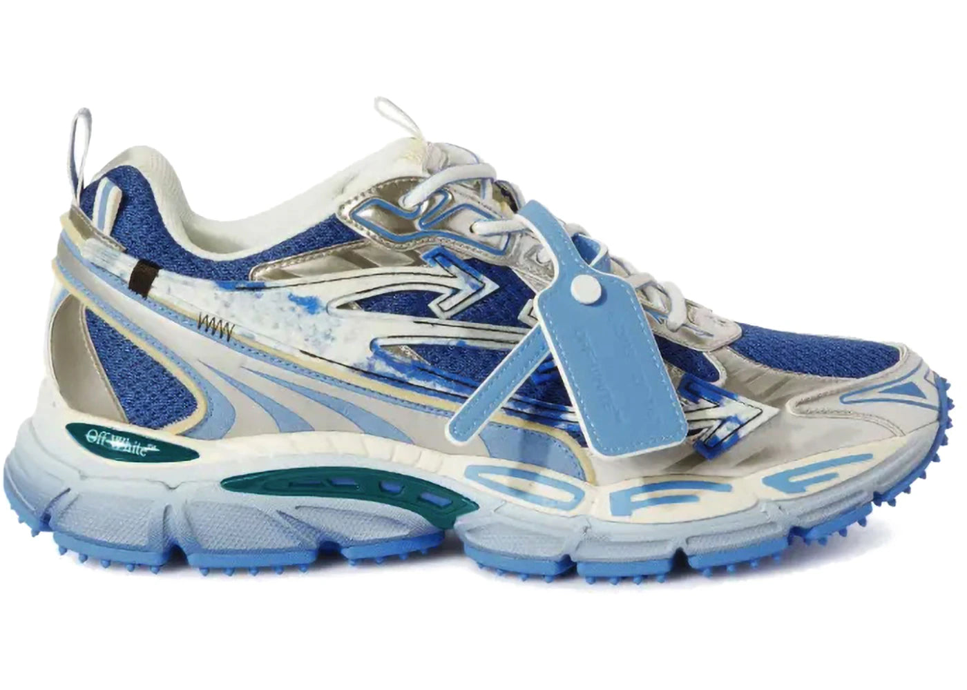 Off-White Be Right Back Silver Blue