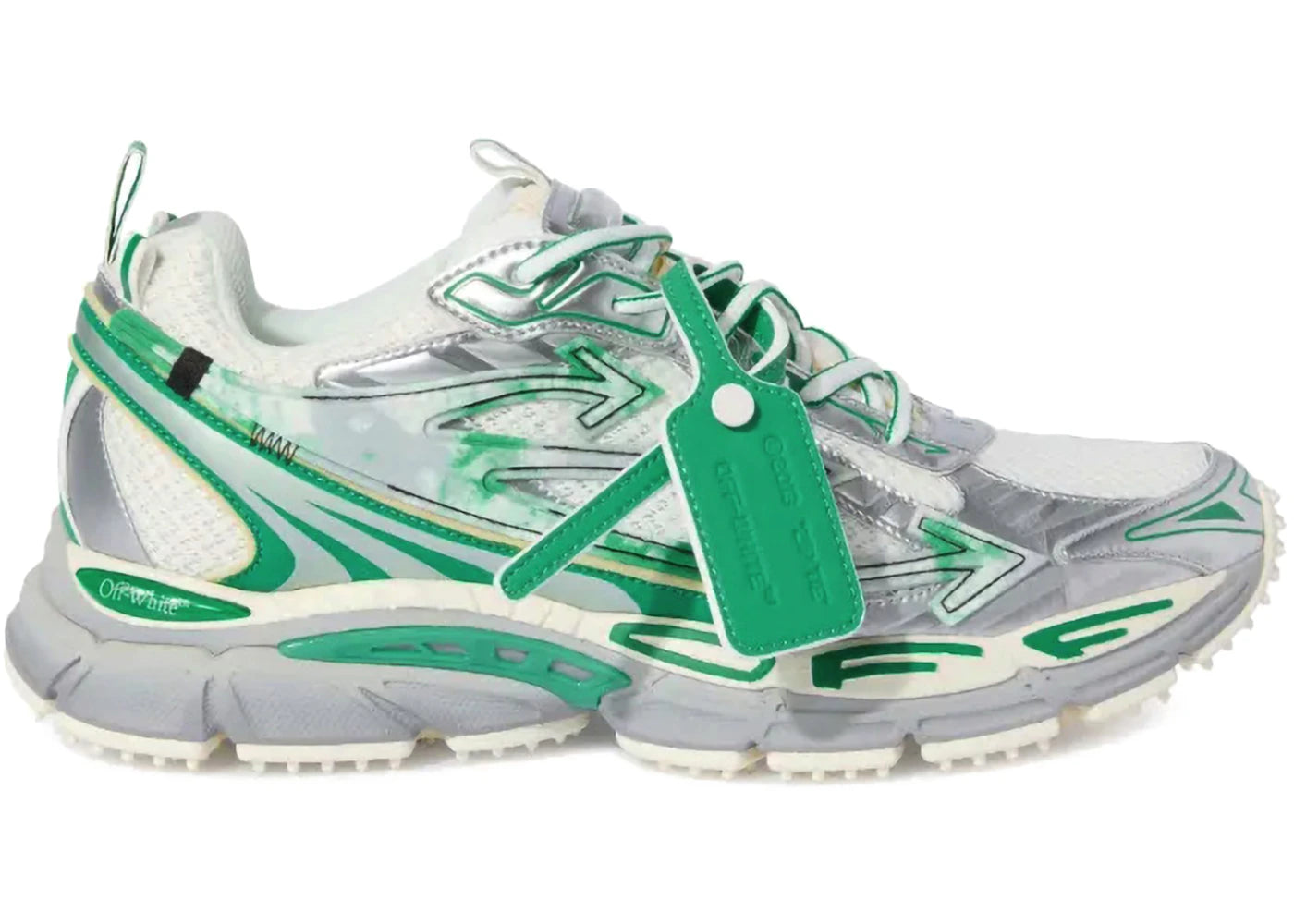 Off-White Be Right Back Silver Turquoise