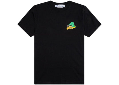 off-white brush arrow slim s/s t-shirt black/multi