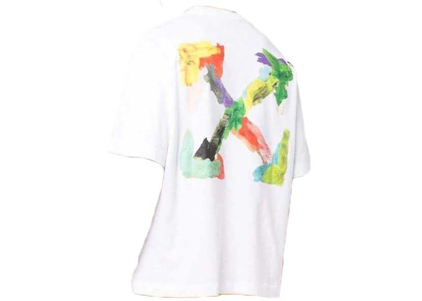 off-white brush arrows white oversized tee white
