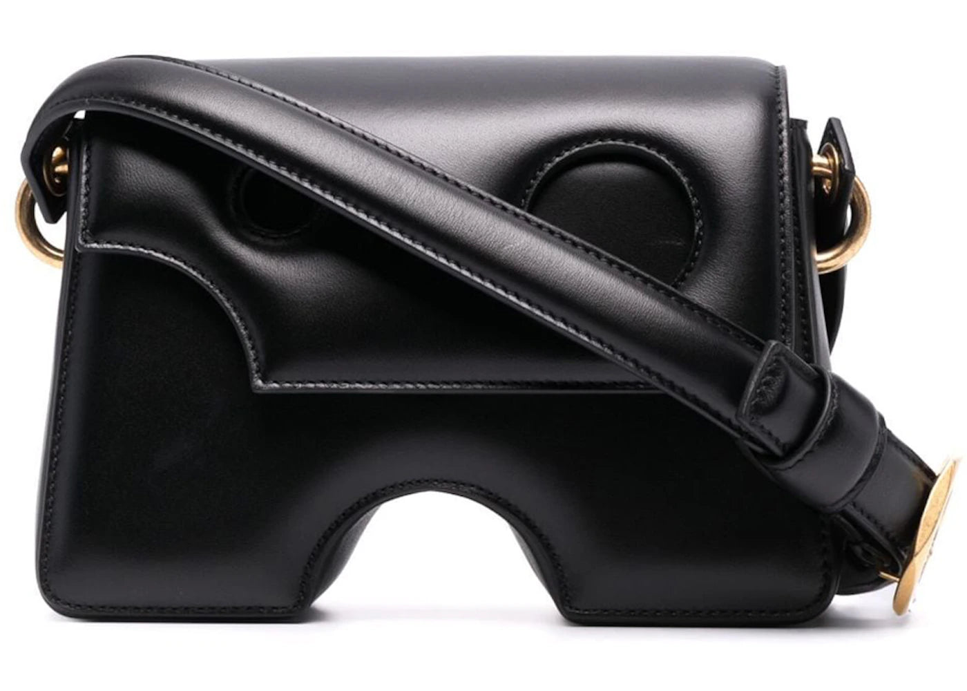 off-white burrow-22 shoulder bag black