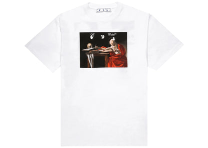 off-white caravaggio s/s over tee white/red