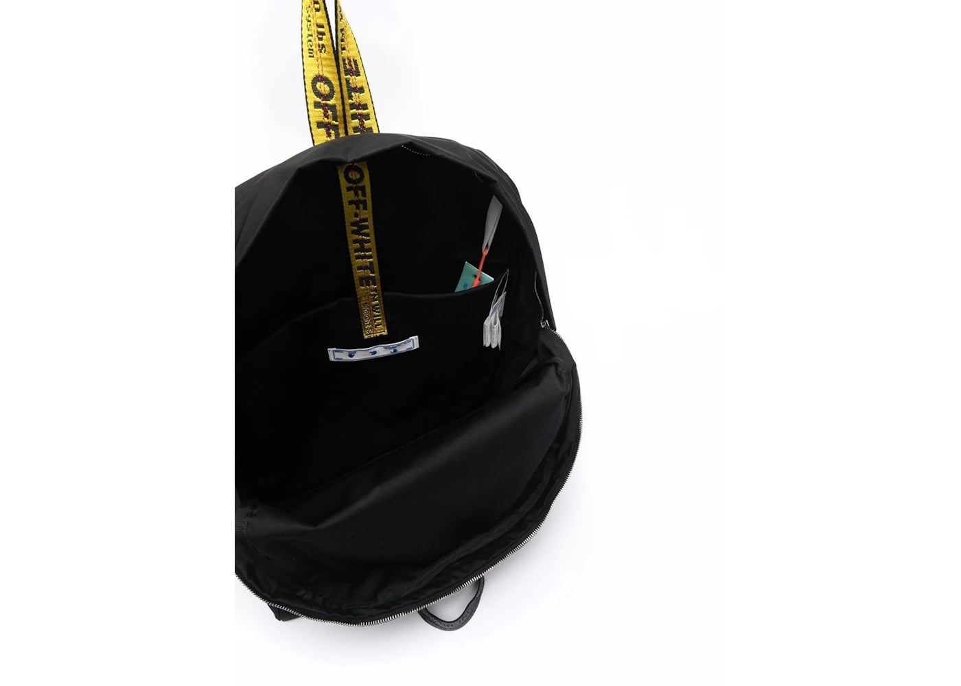 off-white caravaggio saint jerome writing arrows backpack black 