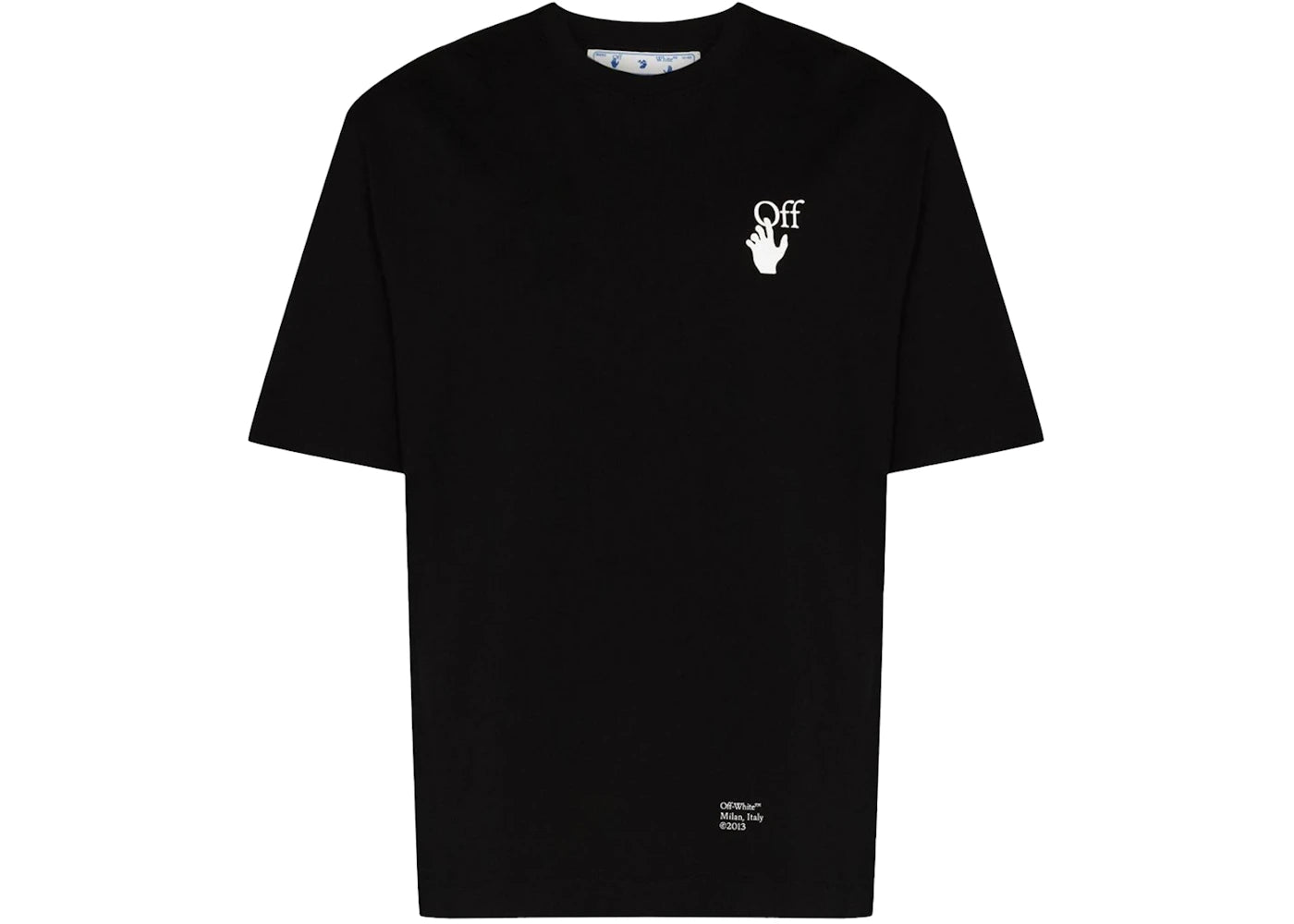 off-white caravaggio saint jerome writing arrows oversized t-shirt black