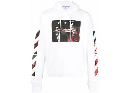 off-white caravaggio saint jerome writing hoodie white