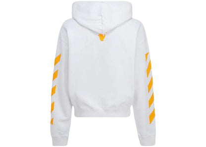 off-white caravaggio saint jerome writing print hoodie white/yellow/black