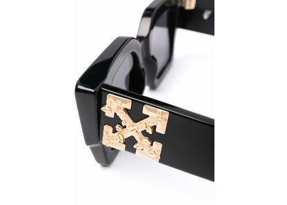 off-white catalina rectangular frame sunglasses black dark grey gold (oeri003y21pla0011007   oeri003c99pla0011007) No Find