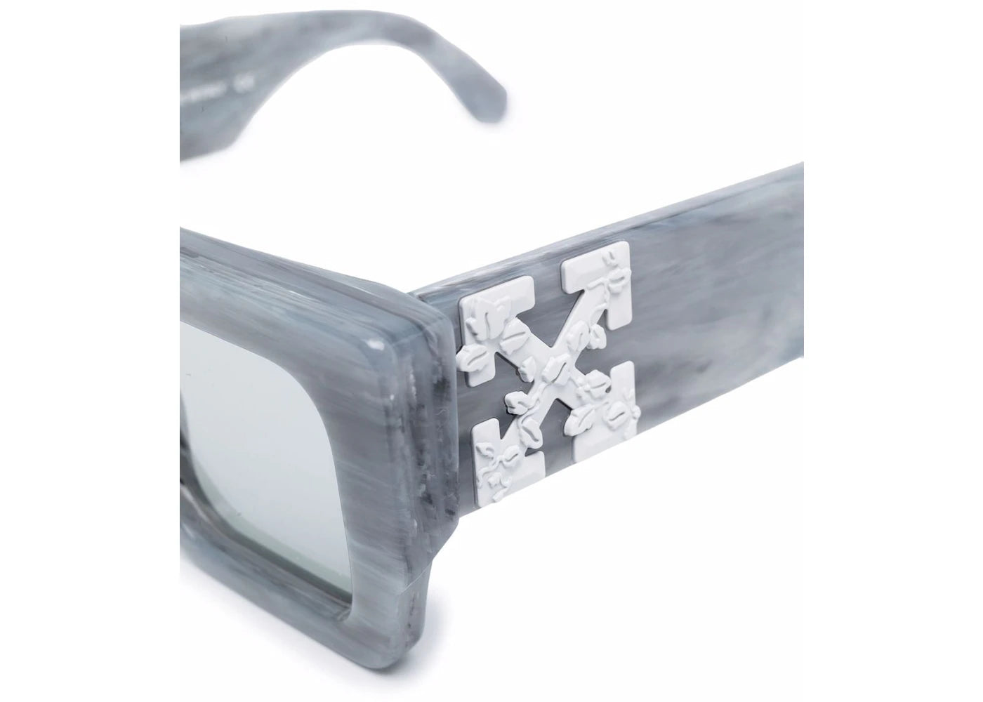 off-white catalina rectangular frame sunglasses light grey light grey white (oeri003y21pla0010505) No Find