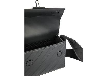 off-white clipper bag black