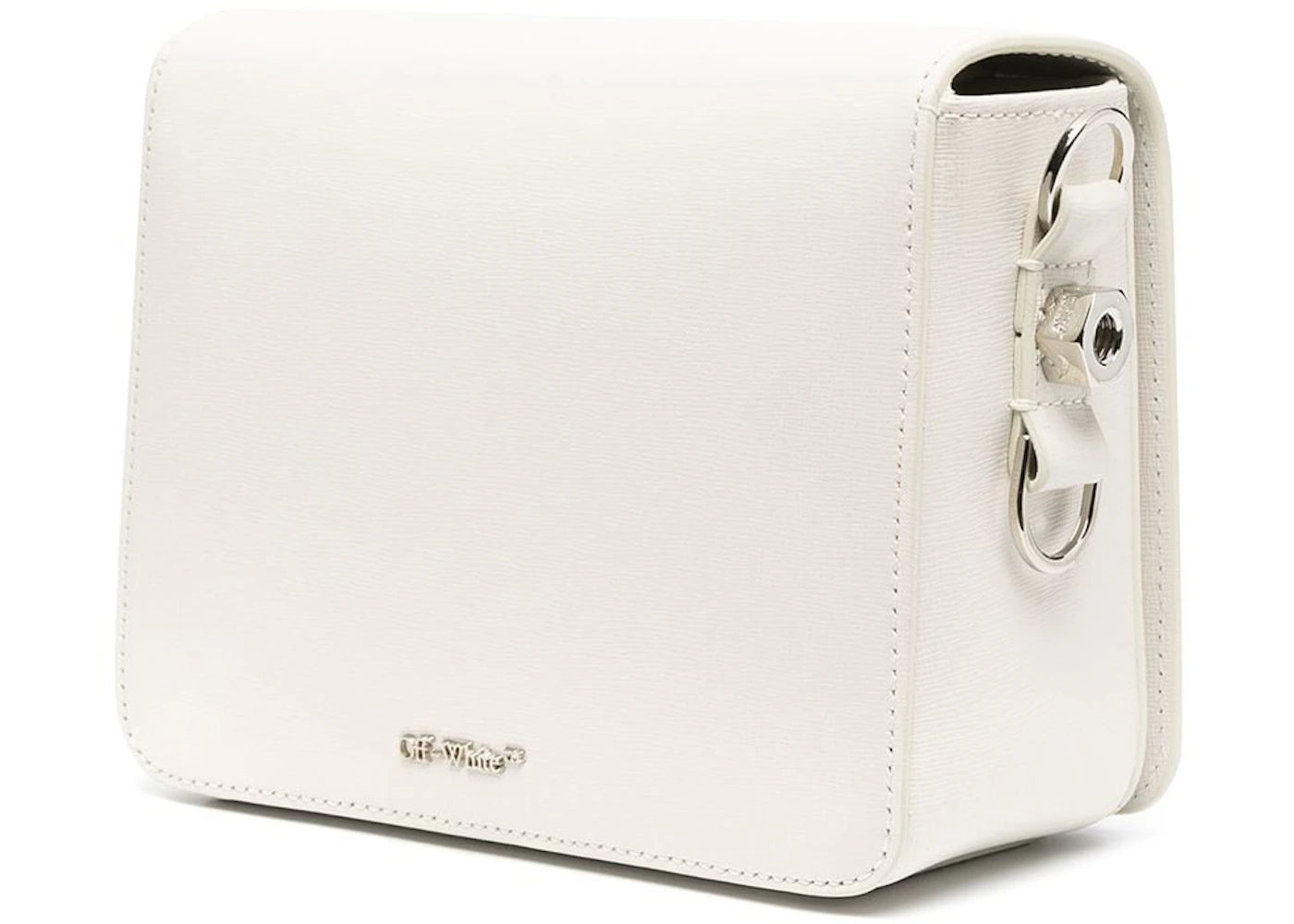 off-white diag flap bag ss21 white/black