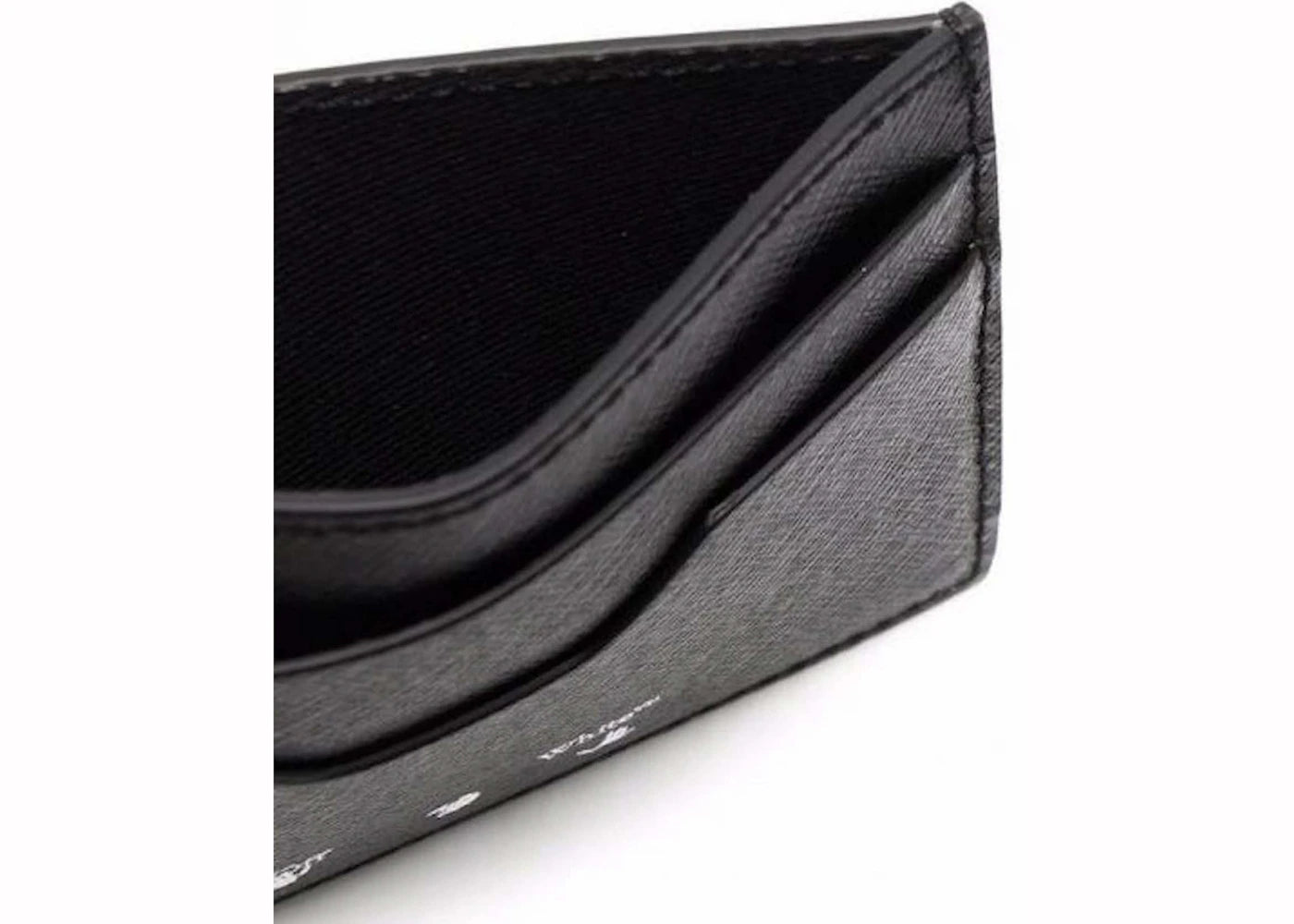 off-white diag saf binder card holder black/white 