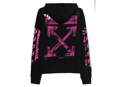 off-white diag stencil hoodie black/multicolor
