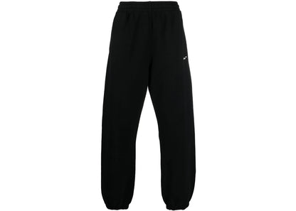 off-white diagonal helvetica slim sweatpants black/white