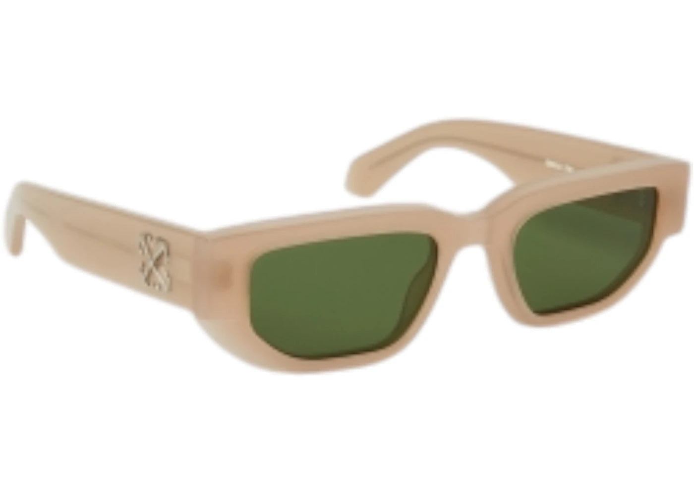 off-white greeley sunglasses beige green (oeri115s24pla0011755-fr)