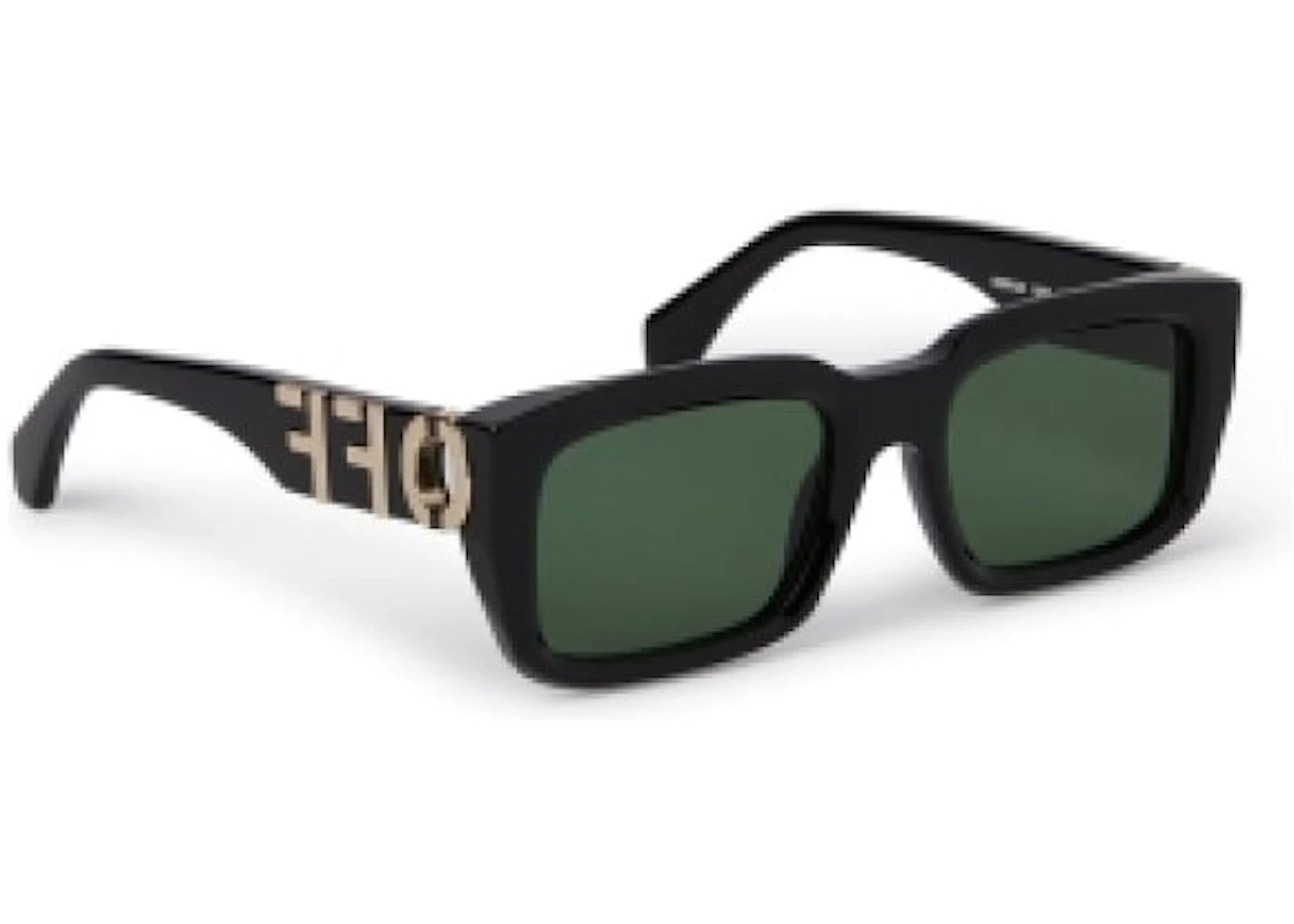 off-white hays sunglasses black/green (oeri125s24pla0011055-fr)