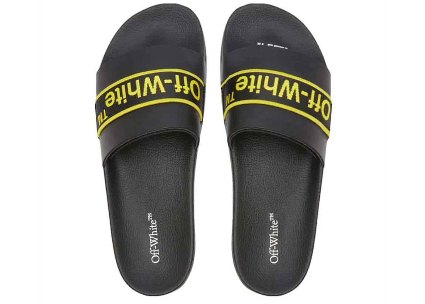 Off-White Industrial Belt Slide Black Yellow