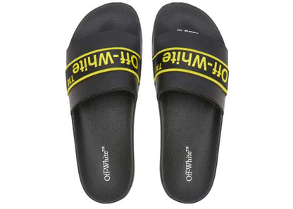 Off-White Industrial Belt Slide Black Yellow