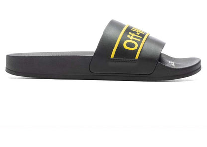Off-White Industrial Belt Slide Black Yellow
