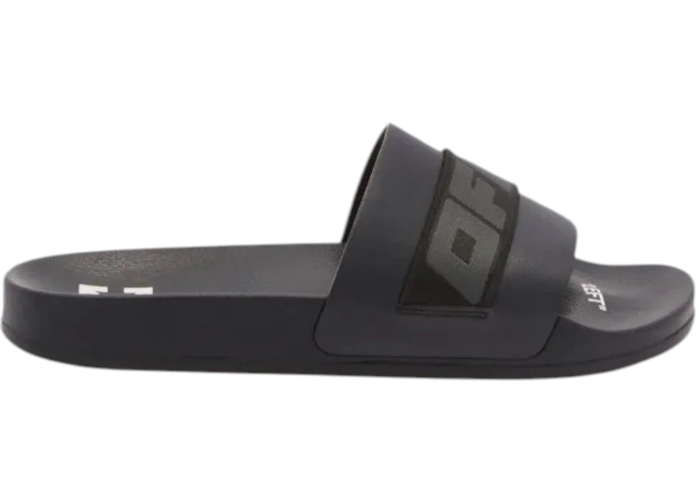 Off-White Industrial Belt Slides Black Grey