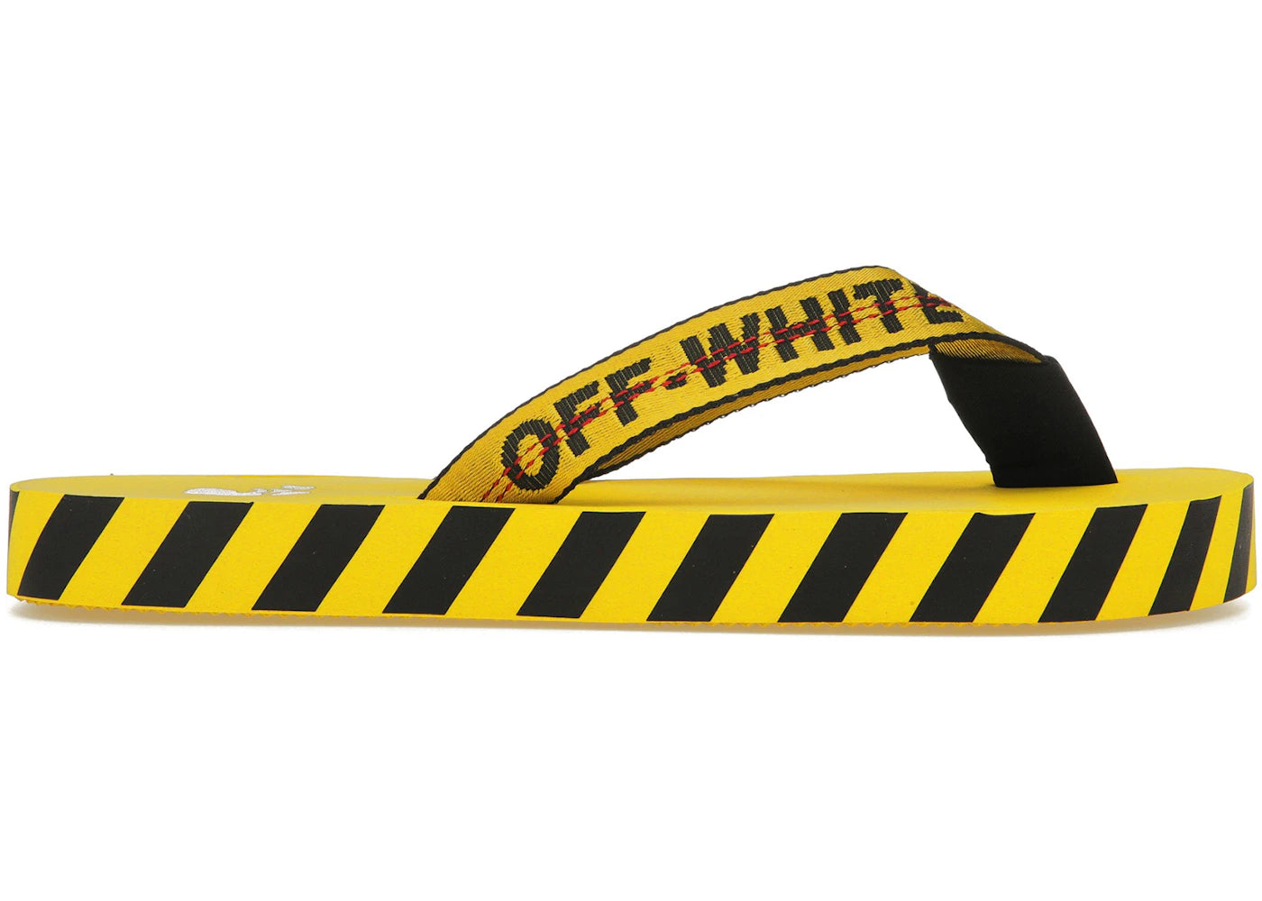 Off-White Industrial Flip Flops Yellow Ss21