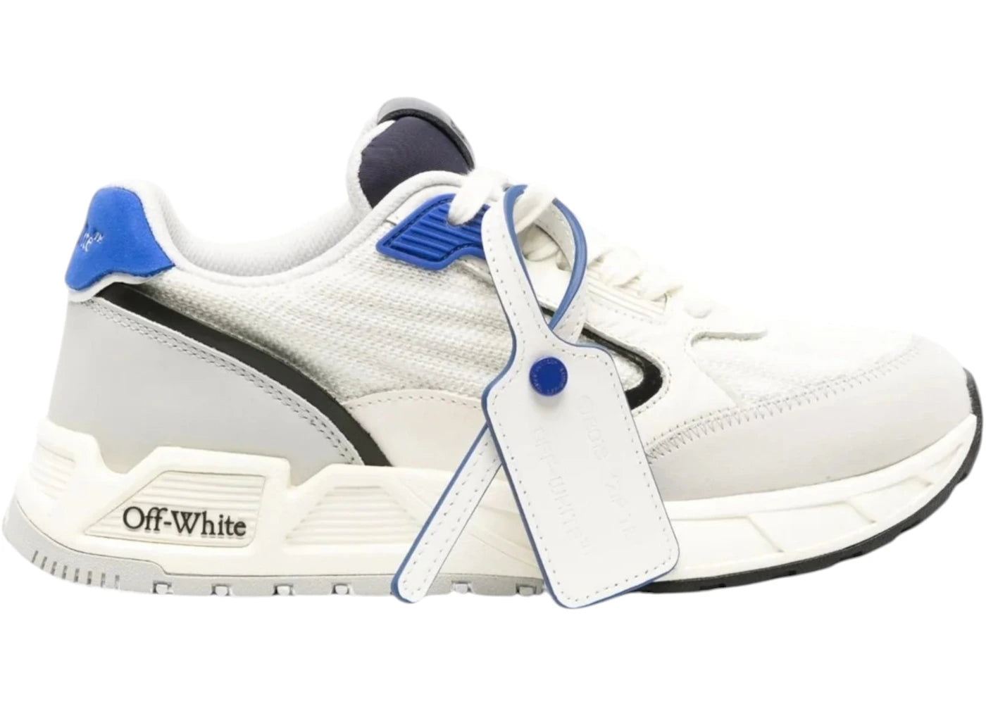 Off-White Kick Off Lace Up White Grey Blue (Women'S)