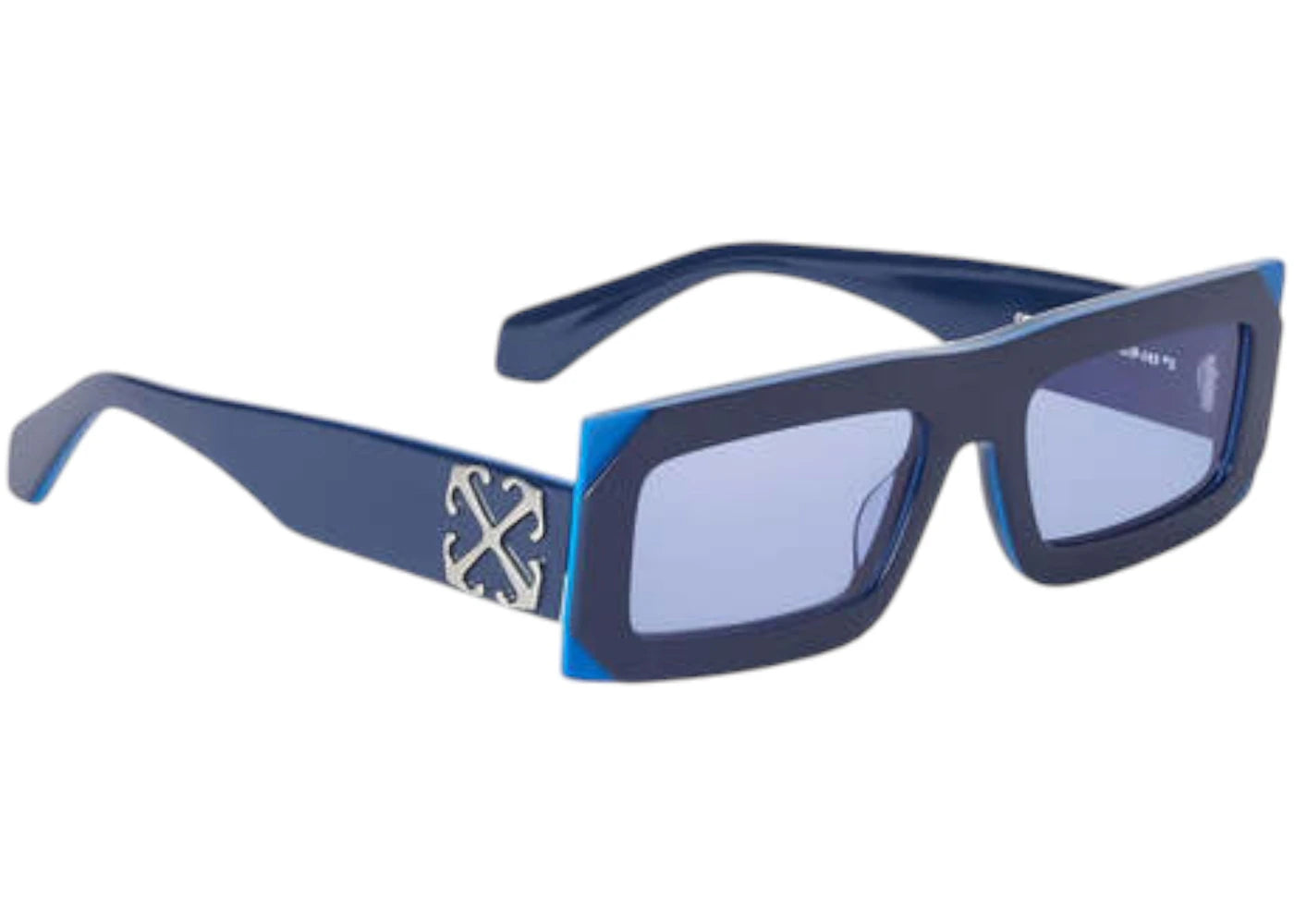off-white laurel sunglasses dark blue blue (oeri13pf24pla0014840-fr)