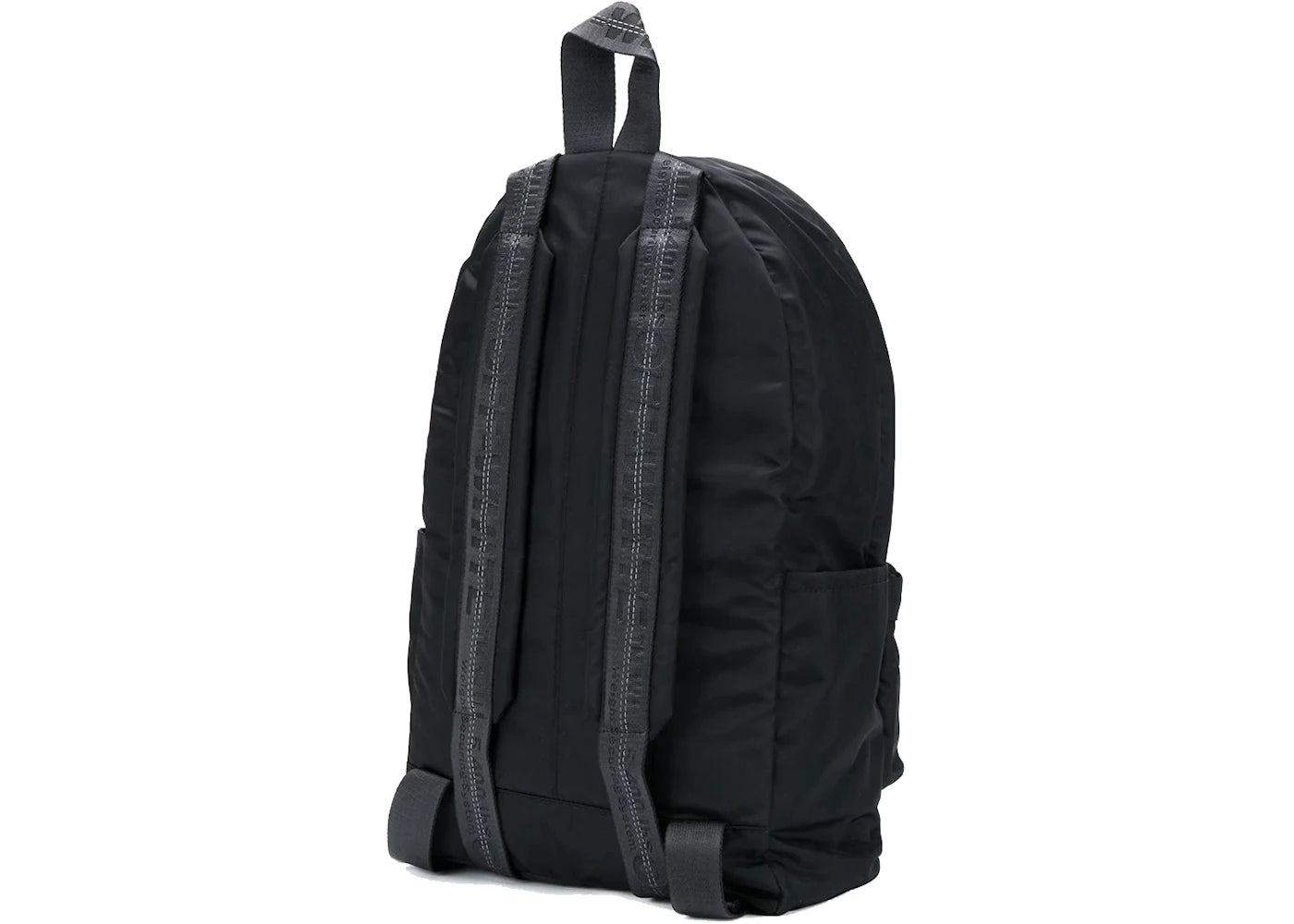 off-white logo print backpack black 
