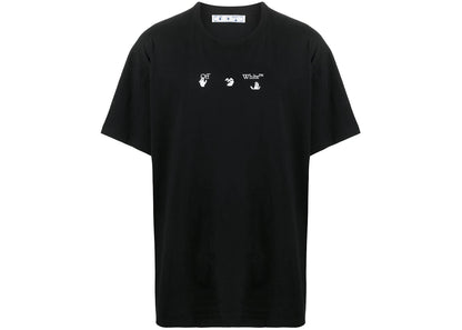 off-white mad cat t-shirt black/green