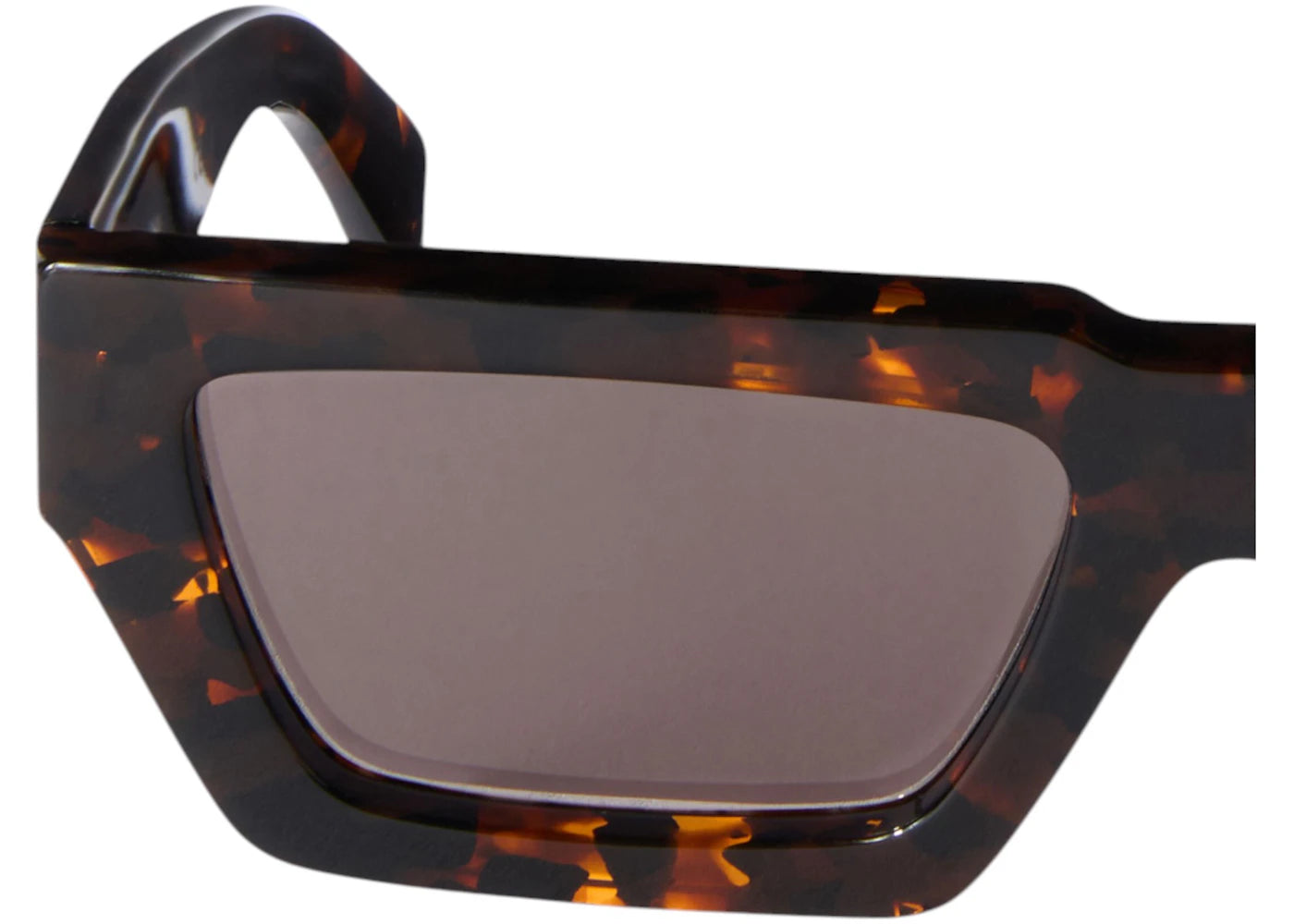 off-white manchester sunglasses havana/dark grey (oeri129c99pla0016007)